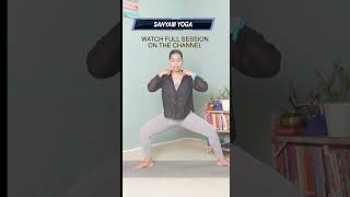 Yoga For weight loss weightloss fitness exercise stretching thighs workout yoga yogaworkout [upl. by Dloraj]