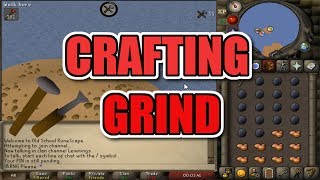 BEST IRONMAN CRAFTING XP 9 Ironman OSRS [upl. by Heimer553]