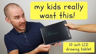 10 inch LCD Drawing Tablet Review  No Charging Required [upl. by Ibur]