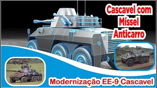 Modernização Blindado Cascavel  antitank guided missile  ATGM  Novas Informações [upl. by Ryann]