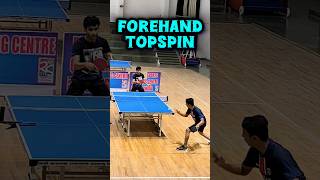 Forehand Topspin in Table Tennis 🏓 Amazing Forehand Topspin in Ping Pong [upl. by Arnuad]