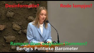 Rode Lampjes en Rampen veroorzaakt door weghalen dammen Ilana van D66 in de clinch met Vermeer BBB [upl. by Adora]