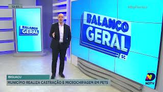 Biguaçu município realiza castração e microchipagem em pets [upl. by Gnirps161]