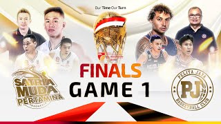 Final Game 1 Highlights Satria Muda Pertamina vs Pelita Jaya  IBL All Indonesian 2024 [upl. by Adnam]