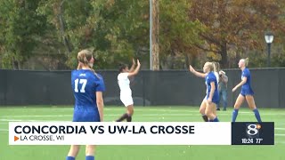 UWLa Crosse women’s soccer wins big against Concordia [upl. by Benedikta]