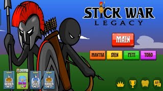 stick war legacy mode zombie sinting part 200 New update [upl. by Cuhp]