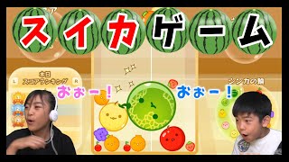 【スイカゲーム】あちゃぎんママ、だれが一番点数とれるかな？ [upl. by Llacam]