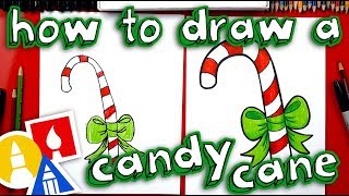 How To Draw A Candy Cane [upl. by Etteniotnna]