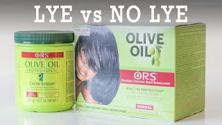 Hair Relaxers LYE vs NO LYE [upl. by Lamiv68]