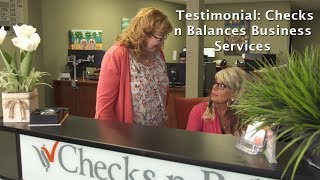 Testimonial Checks n Balances Business Services [upl. by Cord949]