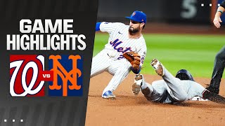 Nationals vs Mets Game Highlights 91624  MLB Highlights [upl. by Redep890]