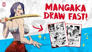 How to Draw Manga Fast or GET CANCELLED [upl. by Aramoj]