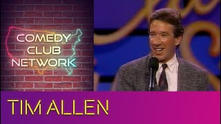 Tim Allen  Early Standup on Comedy Club Network [upl. by Zzahc257]