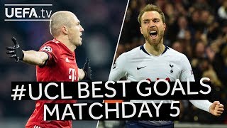 ROBBEN ERIKSEN UCL BEST GOALS Matchday 5 [upl. by Asit151]