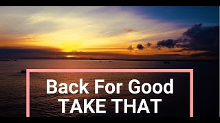 Back For Good Lyrics  Take That takethat backforgood lyrics 2009 song music [upl. by Irec]