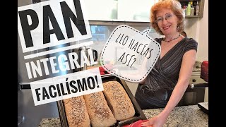 PAN Casero INTEGRAL con Semillas FÁCIL y BARATO Tipo HAUSBROT [upl. by Geithner]