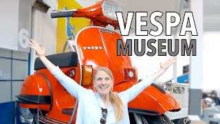 Fantastic Vespa Museum  Tuscany Italy  Piaggio ROCKS 🏍 [upl. by Gnilsia]