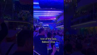 Royal Caribbean’s Icon of the Seas Midnight Balloon Drop [upl. by Orips]