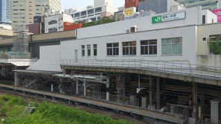 JR御茶ノ水駅改良工事・快速線12両化対応ホーム延伸工事の建設状況（2024年7月7日） [upl. by Noirad478]