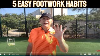 5 easy footwork habits that will change your tennis game forever [upl. by Stead503]