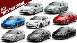 2022 Toyota Prius – All Colour Options – Images  AUTOBICS [upl. by Xed]