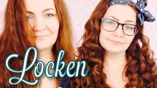 Locken machen mit Lockenstab  für Anfänger  10  15 Minuten [upl. by Bruni]