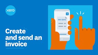 Create and send an invoice in Xero [upl. by Henden488]