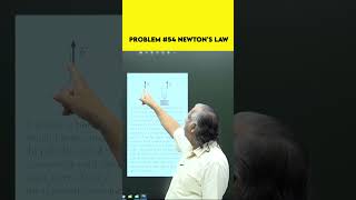 Problem 54 Newtons Law  Physics  Hindi  shorts physics iit jeeadvanced education [upl. by Llirrem]