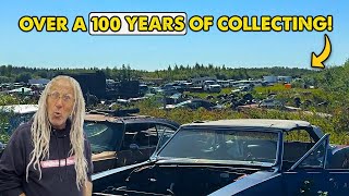 WE FOUND A JUNKYARD WITH 1300 CARS  Alberta Rust Bros Coast 2 Coast [upl. by Aicila684]