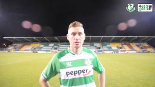 Patrick Cregg post FAI Cup win v Longford 220814 [upl. by Ailin]