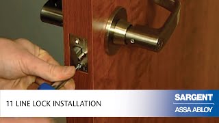 SARGENT 11 Line Lock Installation [upl. by Charbonneau212]