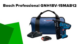 Finish Nailer Bosch Professional GNH18V15MAB12 0601482214 Review [upl. by Adnuahs]