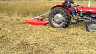 Foster TL5 Topper cutting deep pasture in Woodmansey [upl. by Anikas188]