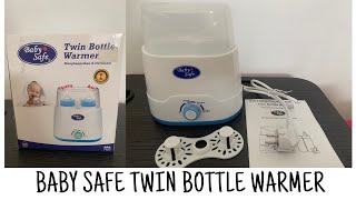 Baby safe twin bottle warmer sterilizer botol susu [upl. by Eihcir163]