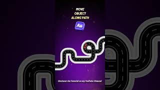 Move Object Along Path in After Effects [upl. by Anuala]