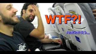 AWKWARD Airline Pilot Pukes And Coughs Over Intercom full video [upl. by Ahtinak]