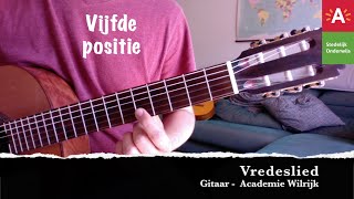 Vredeslied Gitaar  Academie Wilrijk [upl. by Bilski]