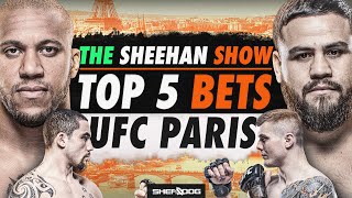 TOP 5 BETS  UFC Paris  Betting Tips  Picks  Predictions The Sheehan Show [upl. by Lezah]