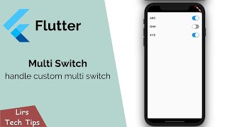 Flutter Custom Multiple Switch [upl. by Killen978]