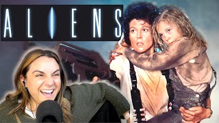 ALIENS 1986  FIRST TIME WATCHING  Sigourney Weaver 4ever [upl. by Lexis]