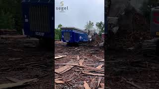 Edge Shredding System💥🌎shredder machine industrial automobile technology video shorts foryou [upl. by Mathre]