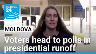 Moldova votes in tense presidential runoff amid fears of foreign interference • FRANCE 24 English [upl. by Masao]