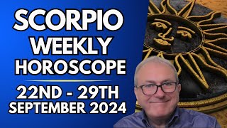 Scorpio Horoscope  Weekly Astrology 23rd to 29th September 2024 [upl. by Eat]