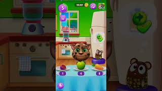 talkingtom eating 🥳🥰 talkingtom funnytomcat mytalkingtom tomcatfun subwaysurfers shorts [upl. by Upshaw]