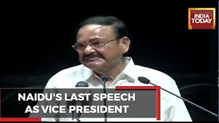 Nation First Party Next Vice President Venkaiah Naidus Advice To Govt Opposition MPs [upl. by Kurman]