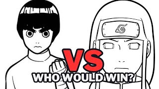 Why Neji Vs Rock Lee ISN’T CLOSE [upl. by Alberic]