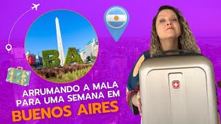 Arrumando a mala para 7 dias em Buenos Aires só com Bagagem de Mão em pleno inverno [upl. by Atlanta]