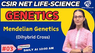 Mendelian Genetics Unit8  CSIR NET LIFESCIENCE apnasapnajrf [upl. by Allan]