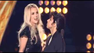 BRITNEY SPEARS KISS LADY GAGA ON MTV VMA VIDEO MUSIC AWARDS 2011 [upl. by Nodnarbal]