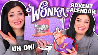 A MESSY 60 WILLY WONKA Makeup Advent  Makeup Revolution Advent Calendar Unboxing [upl. by Narruc]